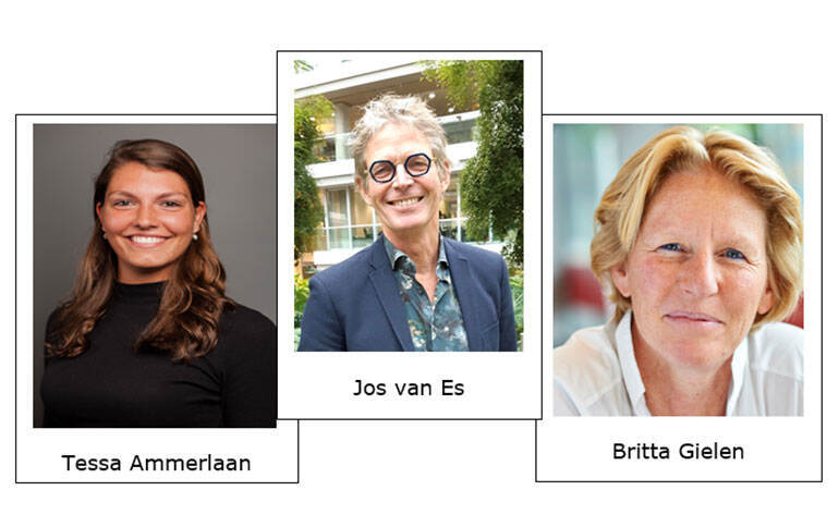 Profielfoto's van Tessa Ammerlaan, Jos van Es, Britta Gielen